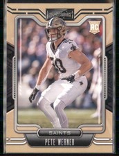 2021 Panini Playbook - Rookie Pete Werner #166 (RC)