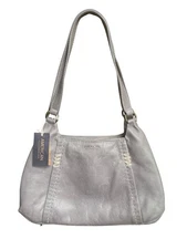 American Leather Co. A-Line Satchel Trenton Ash Gray