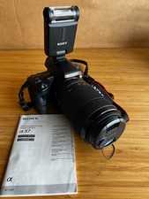 Sony Alpha SLT-A37 DSLR- Sony DT 4.5-5.6/55  300mm Lens - Sony Flash HVL-F20AM