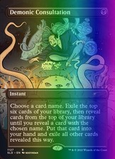Mtg Demonic Consultation 11273283 Secret Lair Drop Series Nm Foil Mtg Demonic Consultation 11273283 Secret Lair Drop Series Nm Foil