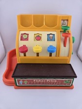 Vintage 1974 Fisher Price Cash Register toy