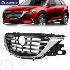 W/Chrome Molding Trim Front Bumper Grille Assembly FOR 2016-2020 Mazda CX-9 CX9