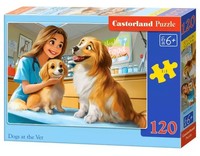 Puzzle 120 Dogs At The Vet Castor - Castorland
