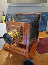Large Format Whole Plate Victorian Camera With Double Plate Holder (Wet Plate)