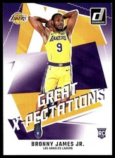 2024-25 Donruss GREAT X-PECTATIONS / Bronny James Jr. ROOKIE