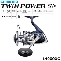 Shimano 21 Twin Power SW 14000XG Spinning Reel w/Box Gear:6.2 Maximum:25kg【Used】