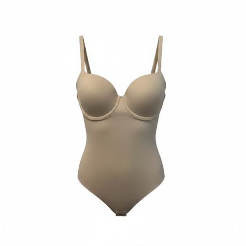FeelinGirl Tummy Control Seamless Convertible Underwire Bodysuit Tan SZ 3X NWT