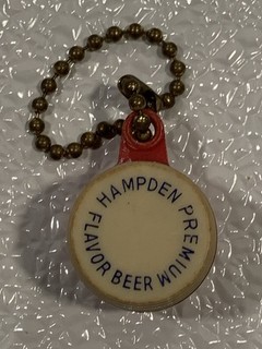 #2 HAMPDEN PREMIUM BARREL KEG BANK COIN HOLDER BEER WILLIMANSETT MASSACHUSETS MA