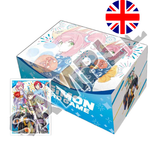 Digimon Coffret Premium Heroines Set Vers.2 EN card game mat et sleeves TCG