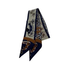 Hermes Twilly carriage x harness scarf silk y1 1209