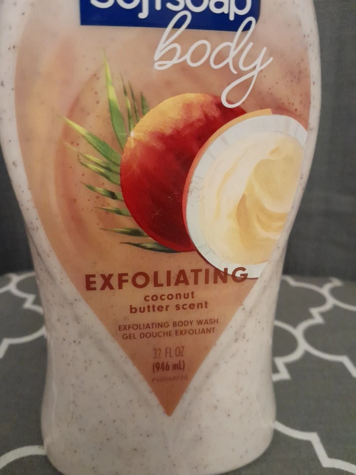 Мягкое мыло отшелушивающий насос для тела, скраб с кокосовым маслом — 32 жидких унции - Изображение 4 из 4