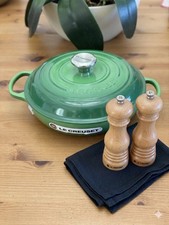 Image of Le Creuset Signature Enamelled Cast Iron Shallow Casserole - 26cm Bambo Green