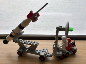 LEGO 897 Mobile Rocket Launcher Classic Space Lego Set + Instructions *complete*