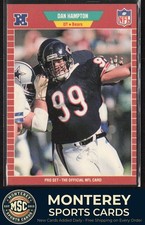 Dan Hampton 1989 Pro Set #41 Chicago Bears