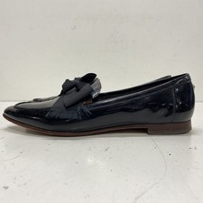 Kate Spade slip-on donna Lolly fiocco 7M nero pelle verniciata US 7