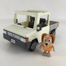 Bluey & Friends Tradies Ute Sparky's Truck Bin Man with Figure Lot Moose 2018