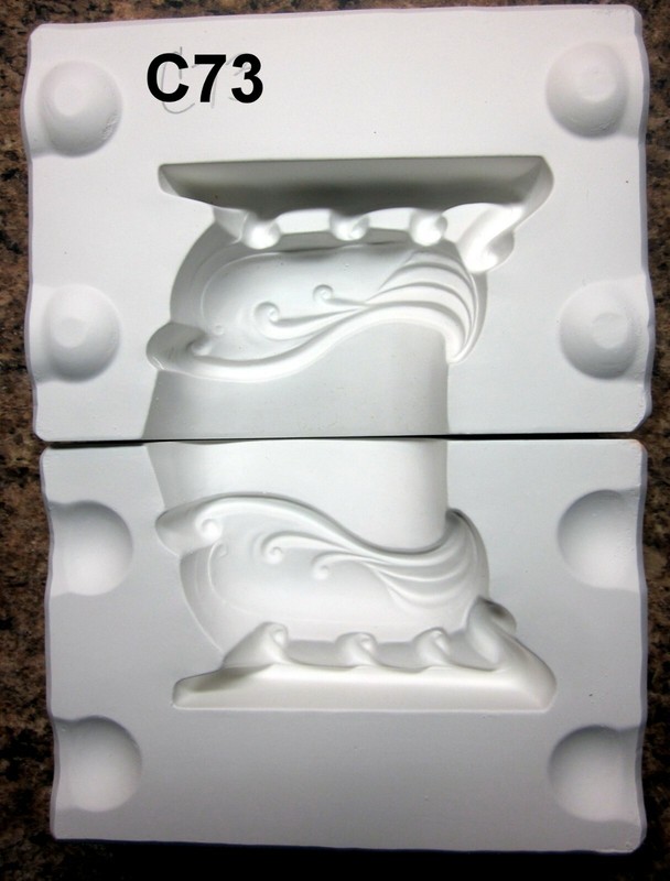 Alberta's #A-310 Miniature Sleigh Christmas Ceramic Mold (C73)