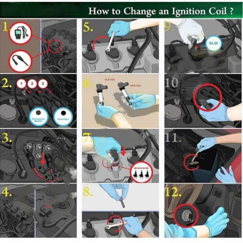 6 Ignition Coil For 1999-2010 Honda Odyssey Accord Acura CL RL 3.5/3.0/3.2/UF242 - Image 4 of 4