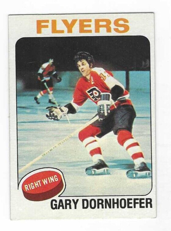 1975-76 TOPPS GARY DORNHOEFER #129 PHILADELPHIA FLYERS