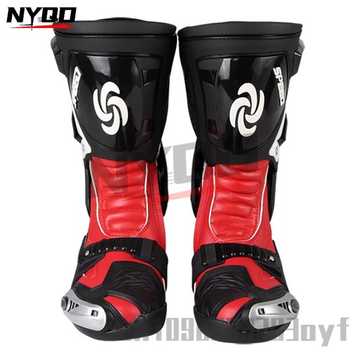 Men's Motorcycle Boots with Ankle Protection for Off-Road Riding - Picture 4 of 14