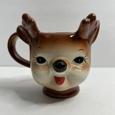 Winter Wonder Lane Figural Reindeer Mug Christmas Anthropomorphic