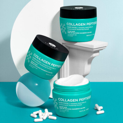 LUSETA COLLAGEN PEPTIDES Shampoo / Serum / Maske - Feuchtigkeitsspendend & Verdickend