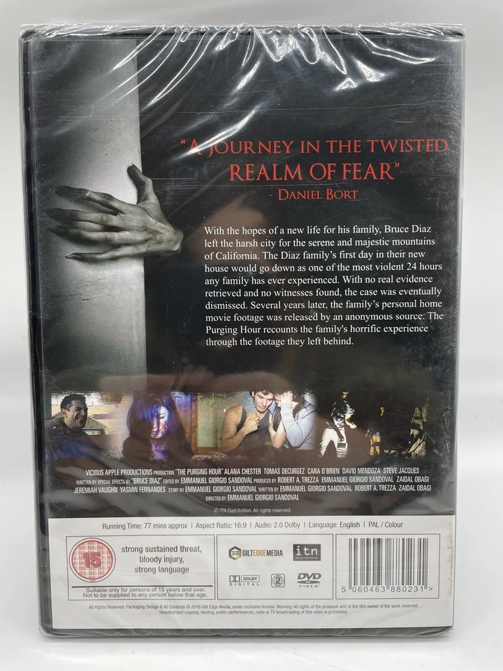 The Purging Hour (2016) DVD Alana Chester, Paul Cross - Emmanuel Giorgio Sandova - Image 2 of 4