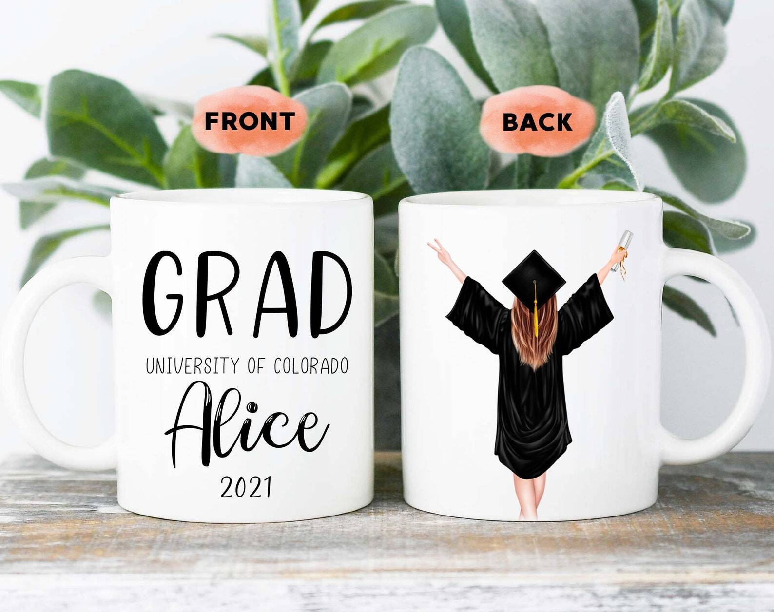 Personalized Graduation Gift For Girl Custom Graduation Mug Class Of 2020 Mug