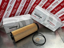 2x OEM TOYOTA SUPRA 3.0L GENUINE OIL FILTER CATRIDGE ELEMENT 2 PACK 04152-WAA03
