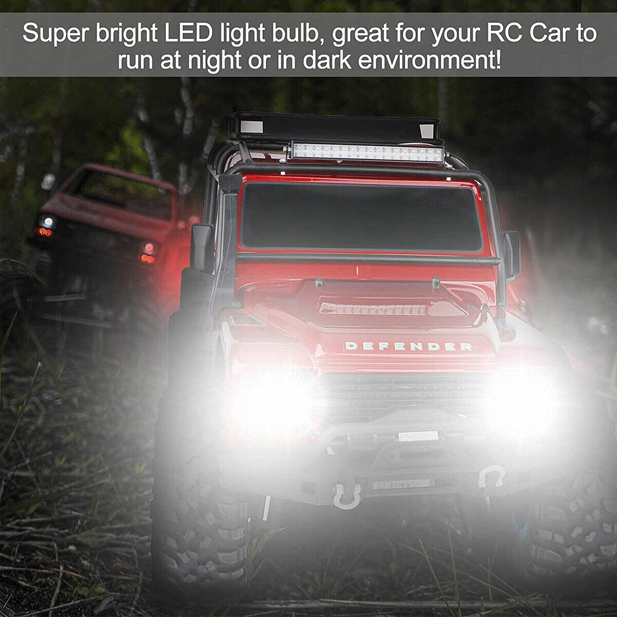 US 8LED Light Kit Truck Lights Headlights Taillight Switch Kit RC Car 1/10 SCX10