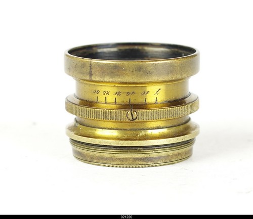Ancien Objectif Anastigmat Rapide - Laiton Et Bronze Pour Appareil Photo Ou Longue-vue