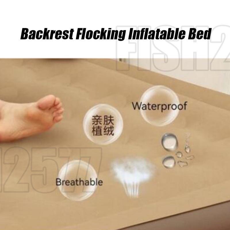 80in Queen Size Air Sofa Bed Blow Up Mattress Inflatable Bed with Built