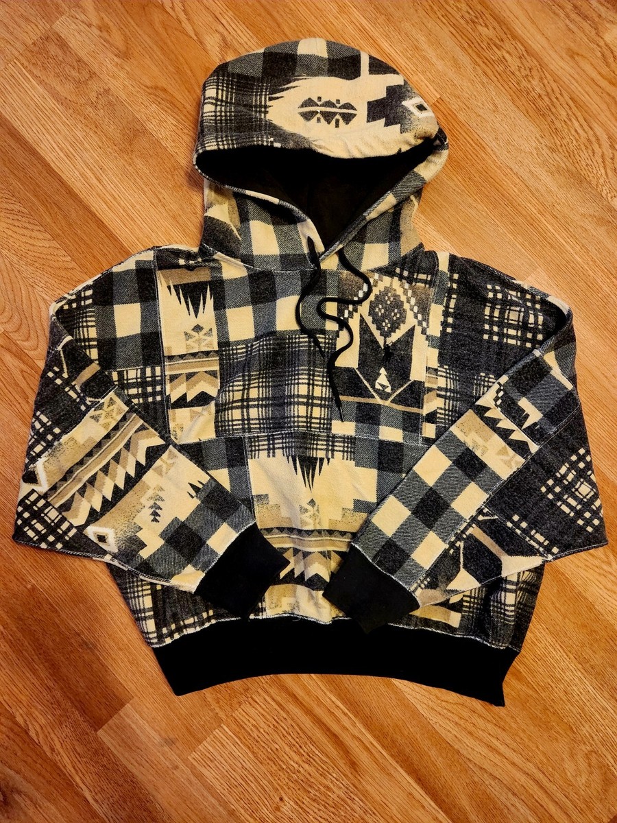 Polo Ralph Lauren Southwestern Aztec Patchwork Tribal Geo Hoodie