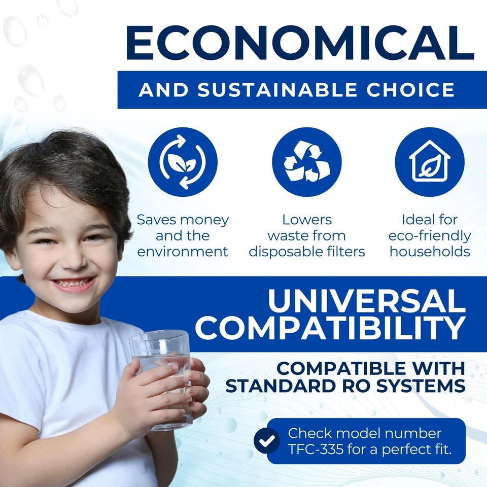 TFC-335 RO System Replacement Water Filter Kit - Image 3 of 4