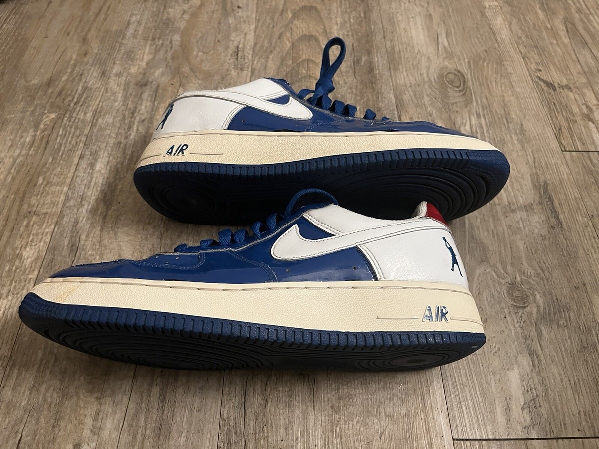 DEADSTOCK Nike Air Force 1 Sheed Low Blue Jay 2006 Size 8 | eBay