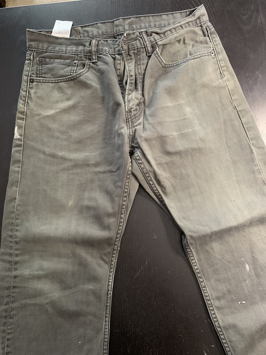 LEVIS 505 White Tab Men 32x30 Regular Fit Straight Leg Gray LEVIS 505 White Tab Men 32x30 Regular Fit Straight Leg Gray