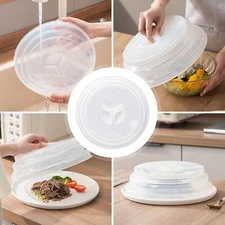Collapsible Silicone Splatter Guard Cover Microwave Safe