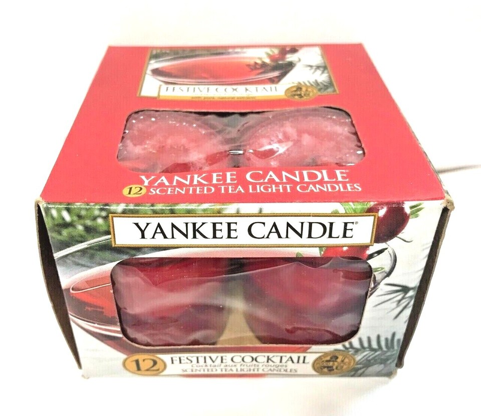 Yankee Candles Tea Light Tealights BOX of 12 CHOICE Tealight Free