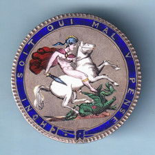 Great Britain.  1820 - Enamelled Crown. Georg...