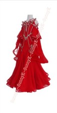 Handmade Dance Dress/Standard Ballroom Competition smooth Waltz Tango Costume