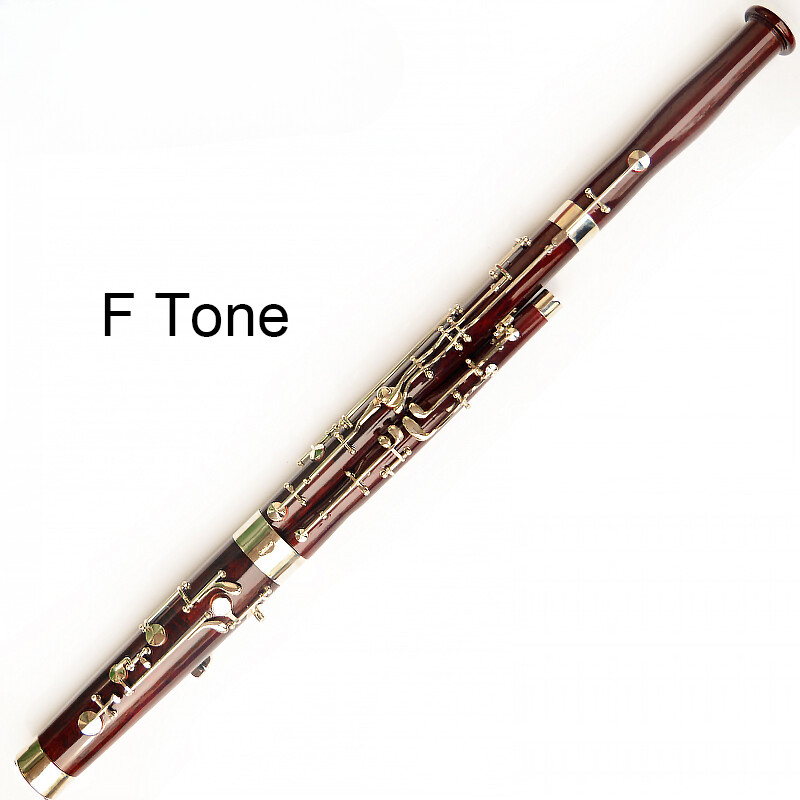 Children's F bassoon instrument maple body copper nickel plated