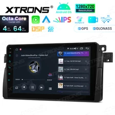 9" Android 14 Octa-Core 4+64GB Car Head Unit GPS Nav Stereo Radio for BMW E46 M3