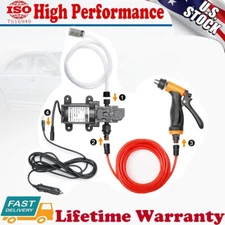 12V 100W Spray Gun 160PSI High Pressure Electric Car Washer Hose Water Pump Kit