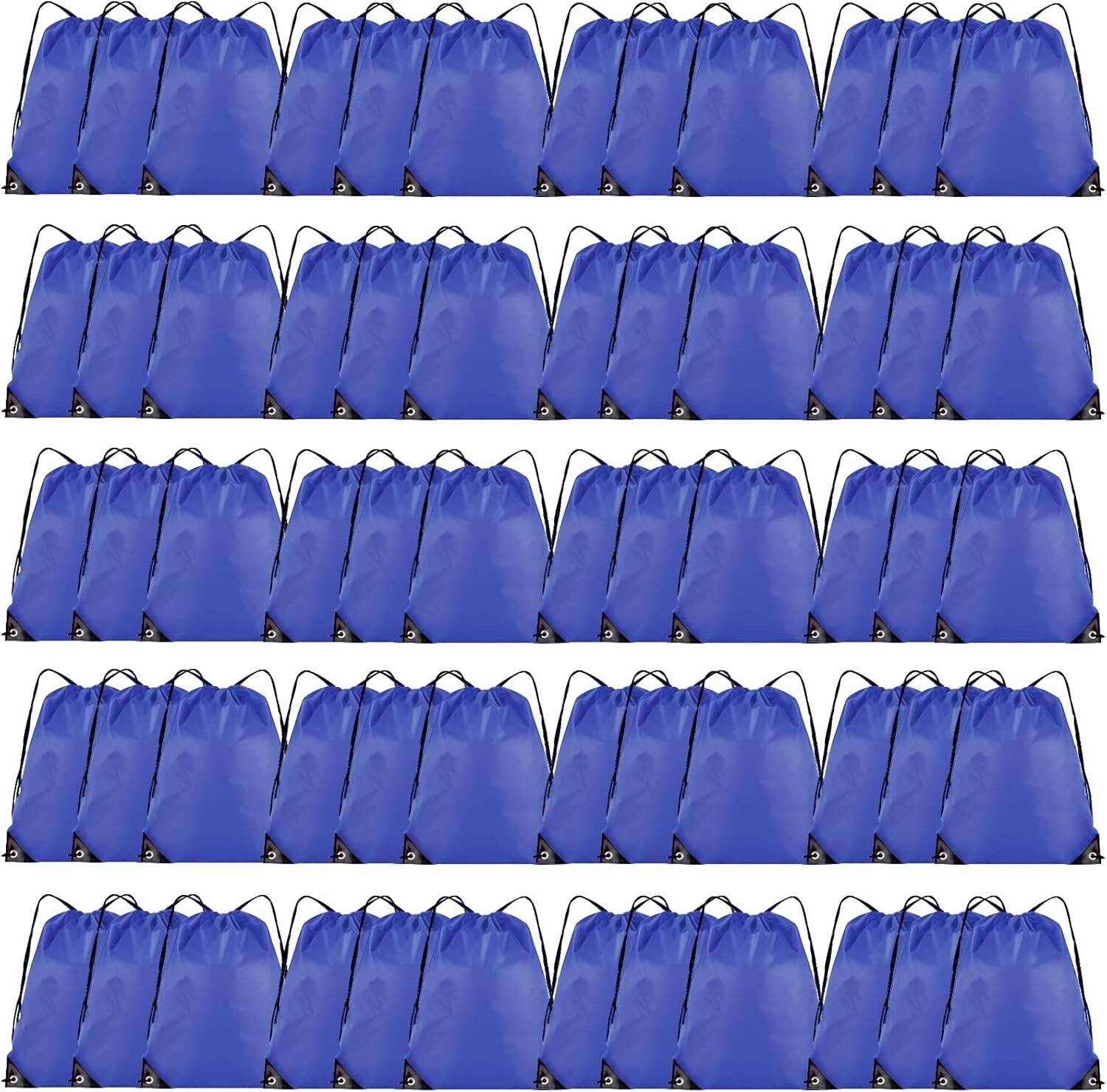 Spacious 60-Piece Drawstring Backpack Set Ideal for Team Favors and Gifts