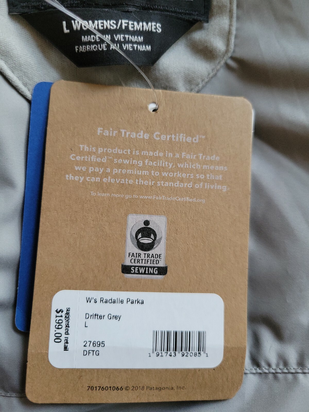 Patagonia Womens Large Radalie Parka 