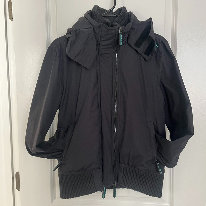 Women's Superdry Jacket Size M Black