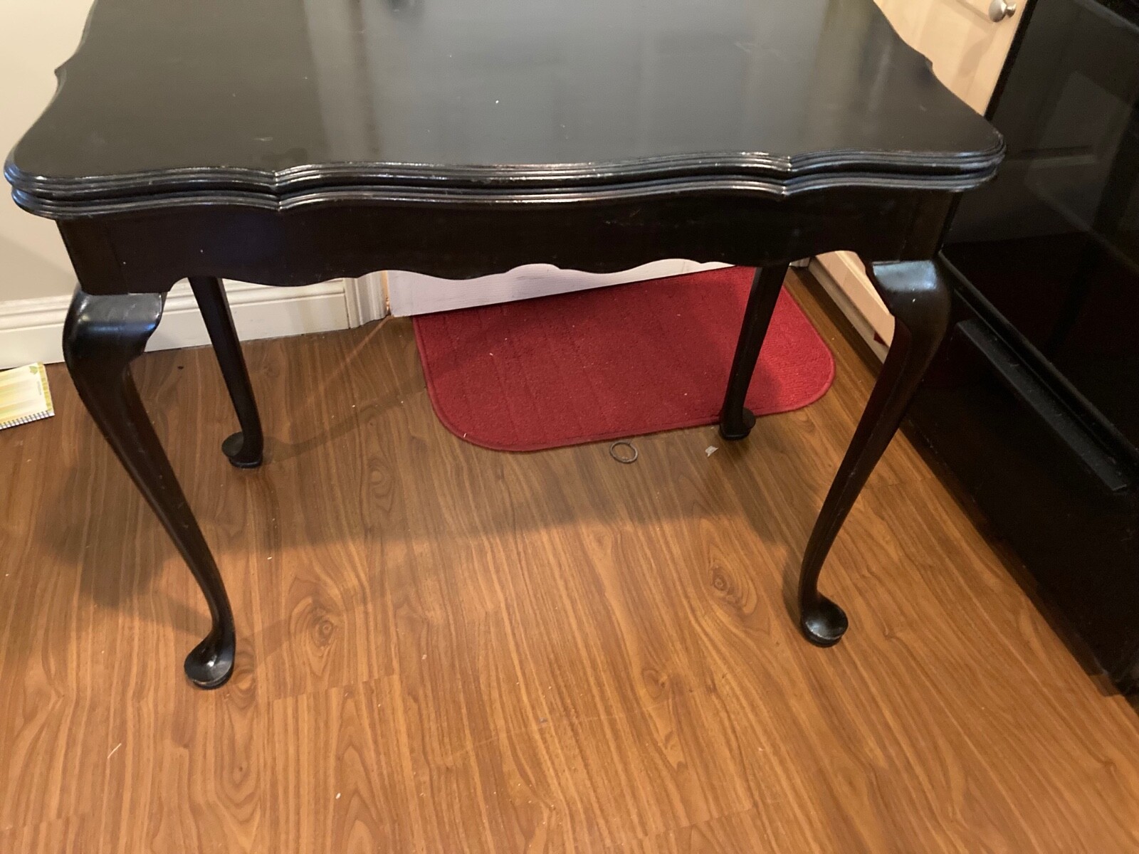 Antique Flip Top Swivel Game Table Claw Legs Hidden compartment eBay