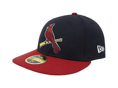 New Era St. Louis Cardinals Navy/Red Alternate 2 Authentic Collection On-Field Low Profile 59FIFTY Fitted Hat