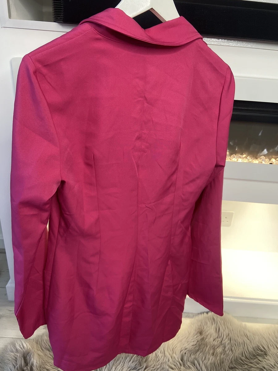 Pretty little thing pink blazer dress cheap