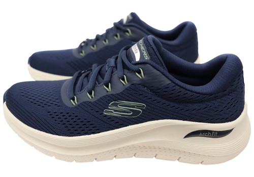 Skechers Mens Arch Fit 2.0 Comfortable Lace Up Shoes - Mesh - Picture 5 of 7